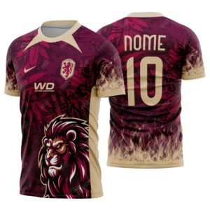 Arte Vetor Camisa Interclasse Leao