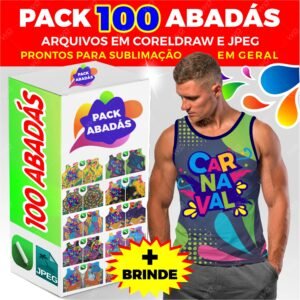 Pack 100 Artes para Abadás CDR/JPEG para Sublimação