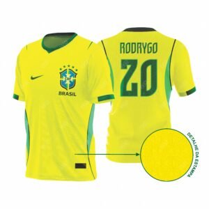 Arte Vetor Camisa Brasil Copa do Mundo 2026 Premium Fontes Oficiais Editáveis